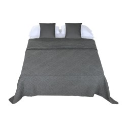 Colcha Home ESPRIT Gris claro 240 x 260 cm