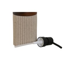 Dispensador de Jabón Home ESPRIT Marrón Negro Beige Resina Acacia 10 x 8 x 17,5 cm