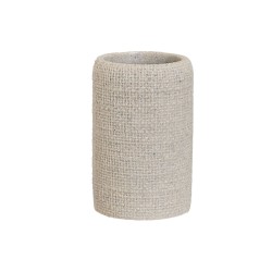 Vaso Home ESPRIT Beige Resina 7 x 7 x 11 cm