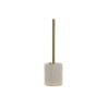 Escobilla para el Baño Home ESPRIT Beige Dorado Gres 10,5 x 10,5 x 37,5 cm