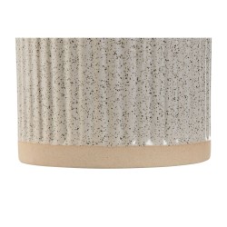 Escobilla para el Baño Home ESPRIT Beige Dorado Gres 10,5 x 10,5 x 37,5 cm