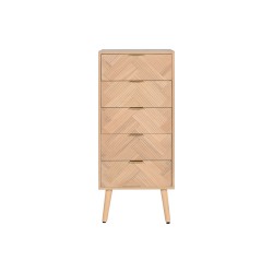 Cajonera Home ESPRIT Natural Madera de Paulonia Madera MDF 42 x 34 x 101 cm