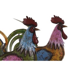 Figura Decorativa Home ESPRIT Multicolor Gallo 44 x 17 x 61 cm (2 Unidades)