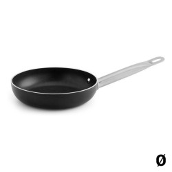 Sartu00e9n Antiadherente Quid Pro Chef Negro Metal Acero