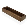 Caja Multiusos Versa Bambú Acacia 7,7 x 5,1 x 30,5 cm