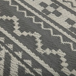 Alfombra Versa Gris Polipropileno 120 x 1 x 180 cm