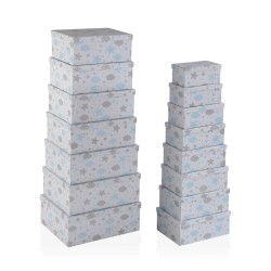 Set de Cajas Organizadoras Apilables Versa Baby Cartón 15 Piezas 35 x 16,5 x 43 cm