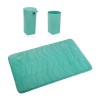 Set de Baño Versa Azul Polipropileno 45 x 2 x 75 cm Moderno