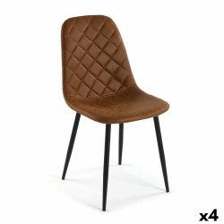 Silla Versa Serena Marrón claro 53 x 88 x 43,5 cm (4 Unidades)