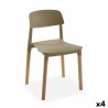 Silla Versa Beige 45 x 76 x 42 cm (4 Unidades)