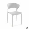 Silla Versa Blanco 39,5 x 79 x 41,5 cm (4 Unidades)