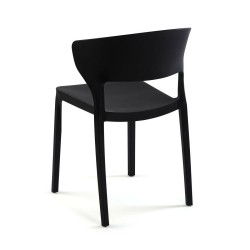 Silla Versa Negro 39,5 x 79 x 41,5 cm (4 Unidades)