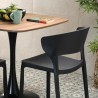 Silla Versa Negro 39,5 x 79 x 41,5 cm (4 Unidades)