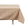 Mantel Jacquard Lunares Beige (140 x 180 cm)