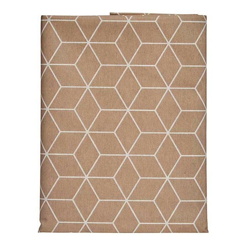 Mantel Loneta Abstracto Beige (140 x 180 cm)