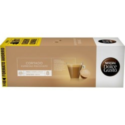 Cu00e1psulas de Cafu00e9 con Estuche Nescafu00e9 Dolce Gusto Espresso Macchiato 1 unidad