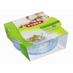 Fuente para Horno Pyrex Steam&Care Transparente Vidrio