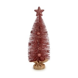 Árbol de Navidad con Estrella Rosa 13 x 41 x 13 cm