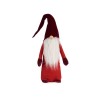 Figura Decorativa Gnomo Rojo Blanco Madera Arena 20 x 100 x 25 cm