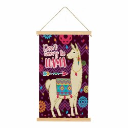 Lienzo Llama (1 x 54 x 33 cm) (24 Unidades)