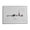 Cuadro Ciudad Negro Blanco Aglomerado (81,5 x 3 x 121 cm) (3 Unidades)