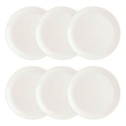 Set de Platos Luminarc Diwali 6 Unidades Blanco Vidrio (u00d8 27 cm)