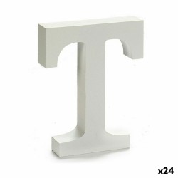 Letra T Madera Blanco (2 x...