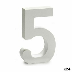 Número 5 Madera Blanco (2 x...