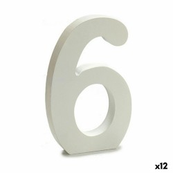 Número 6 Madera Blanco (1,8...