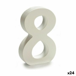 Número 8 Madera Blanco (2 x...