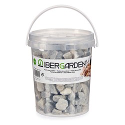 Piedras Decorativas 1,5 Kg Gris claro (8 Unidades)