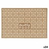 Alfombra Healthy Food 40 x 1 x 60 cm Beige Poliamida Látex (24 Unidades)