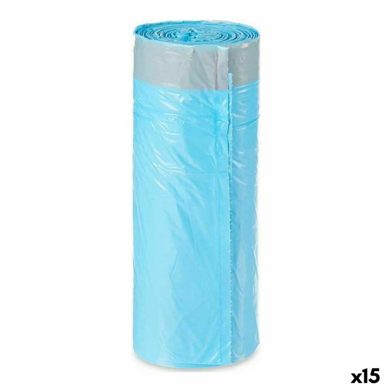 Bolsas de Basura Azul Polietileno 15 Unidades (30 L)