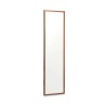 Espejo de pared 30 x 120 cm Bronce Madera MDF (2 Unidades)