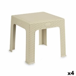 Mesa Infantil Rattan Crema...