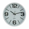 Reloj de Pared Blanco Negro Cristal Plástico 40 x 5 x 40 cm (6 Unidades)