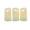 Set de Velas Oscilante LED Crema 8 x 13 x 8 cm (6 Unidades)