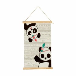 Decoración de Pared Oso Panda 1 x 54 x 33 cm (24 Unidades)