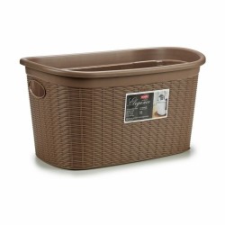 Cesto para la Ropa Stefanplast Elegance Plástico 35 L 37 x 26 x 57,5 cm (15 Unidades)