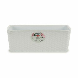 Jardinera Stefanplast Blanco Plástico 39 x 13,5 x 15 cm (12 Unidades)