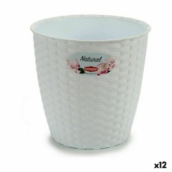 Macetero Stefanplast Blanco Plástico 19 x 17,5 x 19 cm (12 Unidades)