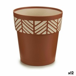 Maceta Autorriego Stefanplast Orfeo Terracota Plástico 19 x 19 x 19 cm (12 Unidades)