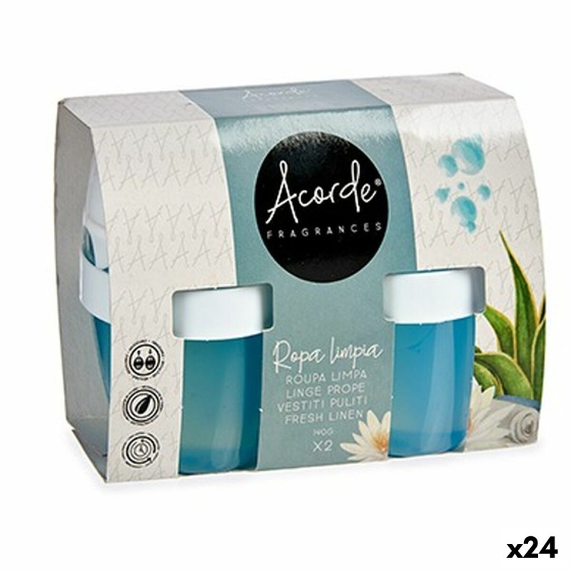 Set de Ambientadores Gel Ropa Limpia (24 Unidades)