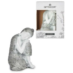 Figura Decorativa Buda Sentado 10,5 x 15 x 12 cm (8 Unidades)