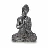 Figura Decorativa Buda Sentado Plateado 22 x 33 x 18 cm (4 Unidades)