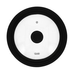 Tapa Quid Ebano Negro Vidrio u00d8 28 cm ( u00d8 28 cm)