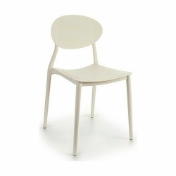 Silla de Comedor Blanco Plástico 41 x 81 x 49 cm (4 Unidades)