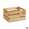 Caja Decorativa Marrón Madera 31 x 16 x 21 cm (18 Unidades)