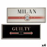 Cuadro GUILTY MILAN Aglomerado 2 x 46 x 121 cm (4 Unidades)