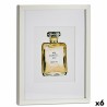 Cuadro CH Nº5 Perfume Vidrio Aglomerado 33 x 3 x 43 cm (6 Unidades)